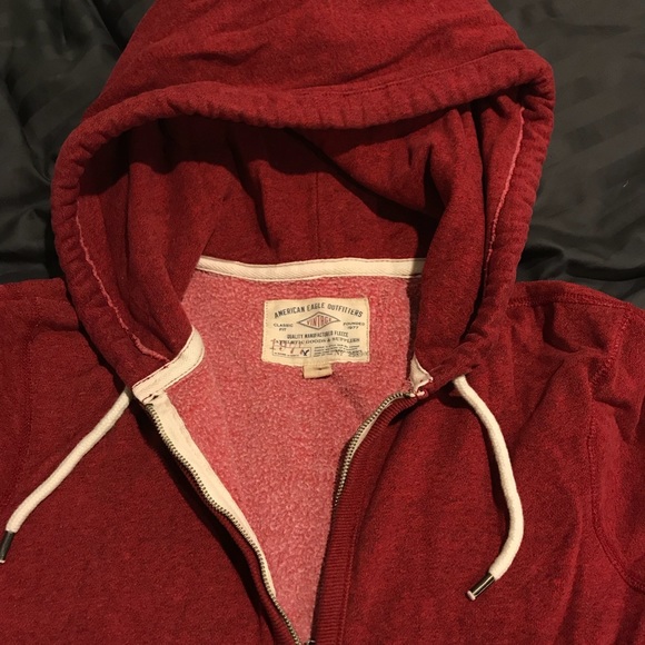 American Eagle Zip Up Vintage Sweatshirt - Picture 5 of 5